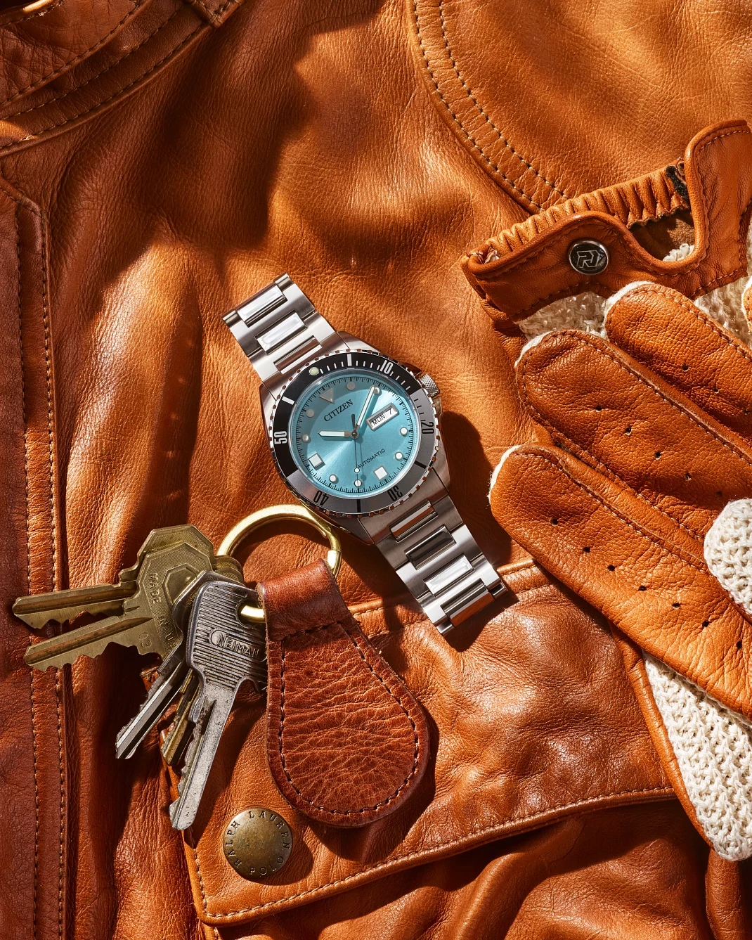 Sport Automatic Light Blue Dial Stainless Steel Bracelet NH7530